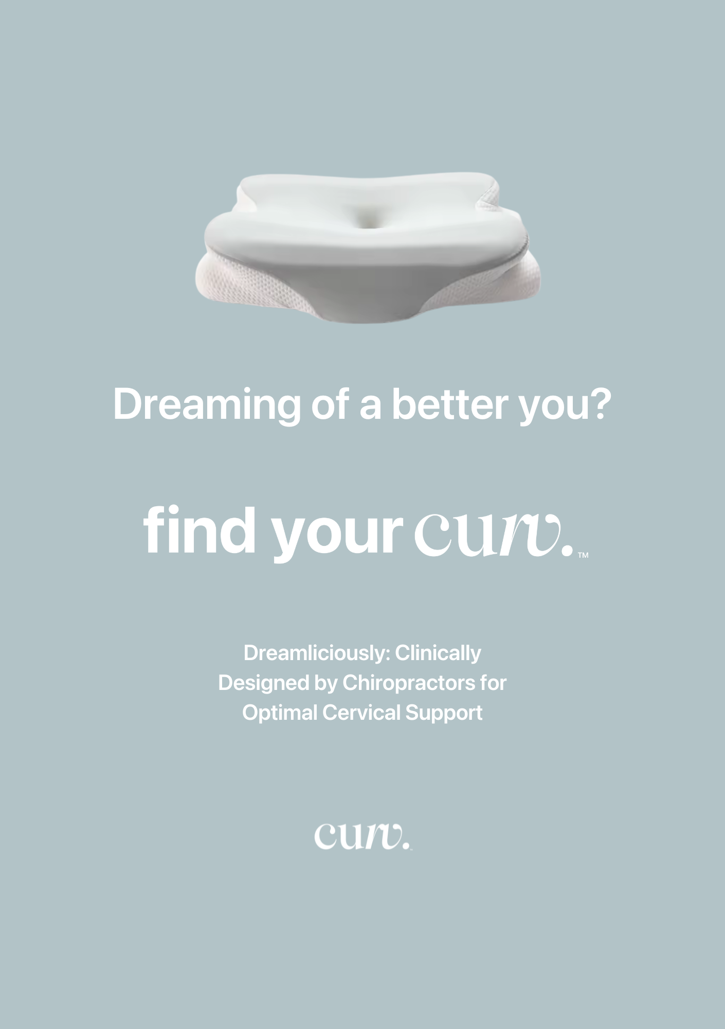 Curv Cervical Ergonomic Pillow